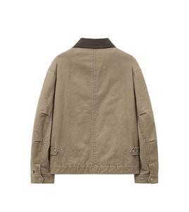 High Quality Custom Denim Jacket <b>for</b> <b>Men</b> High Quality Coats <b>Jean</b> <b>Work</b> Jacket Casual Street Wear Cotton Washed Denim Jacket - Product Image 6