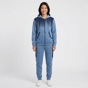 Conjunto Deportivo Vintage para Adultos, Sudadera con Capucha y Cierre Completo, con Bolsillos Laterales y Pantalones a Juego, Ropa Casual de Otoño - Product Image 5