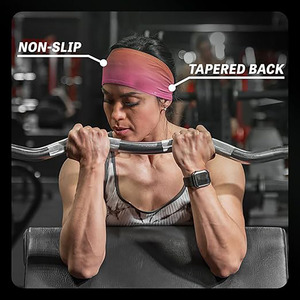 Elastic <b>Sports</b> <b>Headband</b> for Men Women Sweat Absorbent Herringbone Knitting Cotton Non Slip Fitness Regular Style All Seasons - Product Image 5