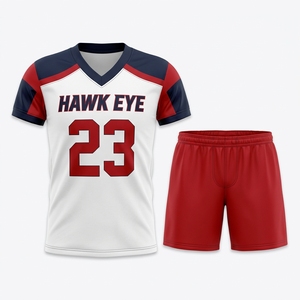 Ensemble de maillots de football personnalisés, uniforme d'équipe sublimé, vêtements de sport pour l'entraînement, la pratique et la compétition - Product Image 1