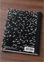 Cahier de composition durable à reliure filée, cahier d'écriture scolaire, cahier de composition à lignes larges