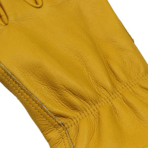 Guantes de Seguridad de Piel de Vaca con Características Antideslizantes, Resistentes al Desgaste y Anti-escaldaduras para Soldadura Eléctrica en Edificios Industriales - Product Image 3