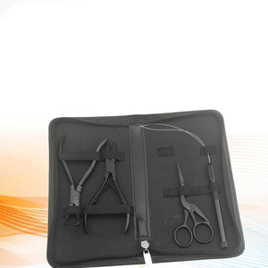 Outil de beauté pratique avec poignée ergonomique, kit de pinces pour extensions de cheveux et construction légère pour salon - Product Image 5