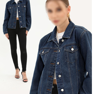 Chaqueta vaquera de mujer de alta calidad, manga larga, informal, estilos populares, para uso diario. - Product Image 6