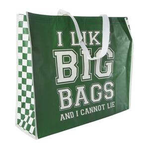 Bolsas de asas tejidas BOPP laminadas reutilizables con logotipo personalizado con impresión en huecograbado a prueba de humedad de Vietnam - Product Image 1