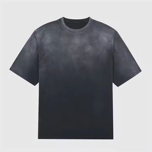 เสื้อยืดโอเวอร์ไซส์สไตล์วินเทจ หนัก 250 GSM ผ้าถักย้อมสีแบบแอซิดวอช สำหรับผู้ชาย ผ้าฝ้าย 100% กันยับ รับสกรีนโลโก้ เสื้อสตรีทแวร์ - Product Image 3