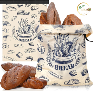 Eco Friendly Jute Bread <b>Bag</b> Custom Size and Design Available for Bakery Packaging - Product Image 1