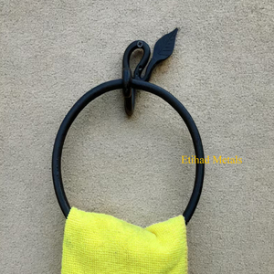 Wrought iron Spiral <b>hook</b> Forged <b>Towel</b> <b>hook</b> Robe <b>hooks</b> Bathroom <b>hooks</b>. Metal <b>hooks</b>. Metal hanger. Wall hanger Rustic iron rob - Product Image 4