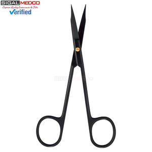 กรรไกรตัดเย็บแบบแม่นยำ Goldman Fox Super Cut ขนาด 12.5 ซม. / 5 นิ้ว ผลิตจากเหล็กกล้าไร้สนิม สำหรับการผ่าตัดทางทันตกรรม การตัดเนื้อเยื่อ และการตัดไหมเย็บ - Product Image 1