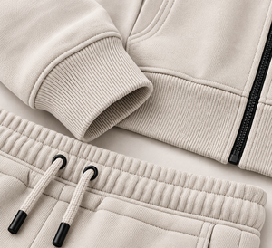 Ensemble de survêtement en molleton personnalisé pour homme, sweat à capuche zippé et pantalon de survêtement, deux pièces, épais, décontracté, streetwear, vêtements de sport pour homme - Product Image 6