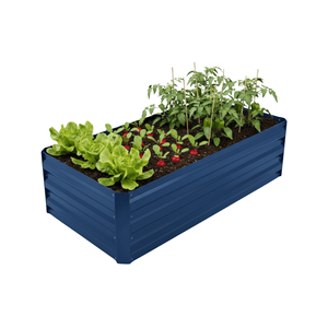Jardinera Elevada de Metal para Exteriores, Rectangular, de Acero, para Jardín y Patio, GB001, Venta al Por Mayor - Product Image 1