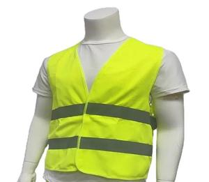 Gilet de sécurité haute visibilité en polyester avec logo personnalisé, vêtements de travail réfléchissants unisexes, ignifuges pour les travailleurs de la construction et de l'industrie - Product Image 3