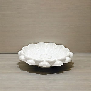 Bol en marbre de lotus de fabrication indienne de qualité supérieure, petite pièce décorative idéale pour les espaces domestiques contemporains, ajoutant une élégance moderne en gros - Product Image 4