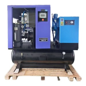 Inverter VSD 15kw 20hp sekrup kompresor udara dengan penerima pengering udara tangki liter l 4 in1 kompresor gulir - Product Image 3