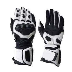 Gants de moto en cuir, style sportif, respirants, longueur poignet, pour le cyclisme, utilisation quatre saisons - Product Image 3