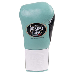 No Boxing No Life Pro MMA Boxing <b>Gloves</b> Mexican Style Lace-up Full Finger Unisex PU Leather Lightweight Breathable Non Slip - Product Image 5