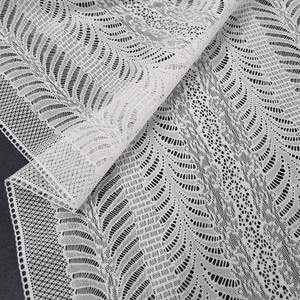 Encaje Elástico Abstracto de 24 cm, Encaje Elástico Ancho de Nailon y Spandex, Encaje de Punto para Lencería y Bandas de Sujetador - Product Image 2