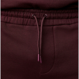 Ensemble sweat-shirt et jogging pour homme, couleur bordeaux, col rond, ensemble décontracté uni, poches latérales, coupe régulière, vêtements d'automne - Product Image 6