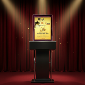 Recuerdo de Reconocimiento y Agradecimiento para Eventos Empresariales y Profesionales, Placa de Madera como Premio para Aniversario Corporativo - Product Image 3