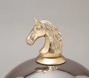 Jaffsexports JE501 Cubierta Decorativa de Lujo Clásica con Cabeza de Caballo de Aluminio para Decoración de Mesa Interior - Product Image 5