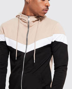 Chándal de alta calidad para correr, chándal con cremallera transpirable de algodón y poliéster, chándal con logotipo personalizado para hombre - Product Image 3