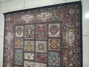 Tapis brodé en pur coton sur soie pour mosquée du fabricant et fournisseur indien - Product Image 3