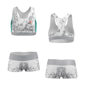 Conjunto Deportivo de Dos Piezas, Diseño 2026, Top Deportivo con Espalda Cruzada y Pantalones Cortos, Colección de Ropa Deportiva de Alto Rendimiento - Product Image 6