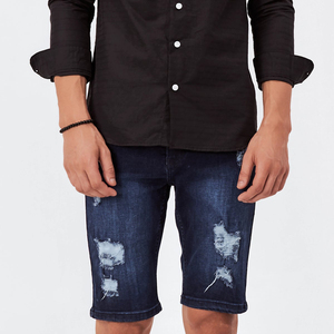 Proveedor Mayorista y Fabricante de Shorts de Mezclilla de Verano de Alta Calidad para Hombre, con Logotipo y Etiqueta Personalizados, Shorts de Mezclilla Premium - Product Image 5