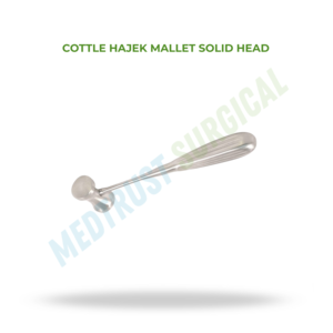 Marteau chirurgical orthopédique Cottle Hajek à tête pleine en acier inoxydable pour la chirurgie osseuse - Product Image 2