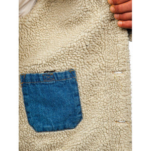 Best Selling Men's Faded Denim <b>Jacket</b> 100% Cotton Eco-Friendly Streetwear for Everyday Outfit - Product Image 4