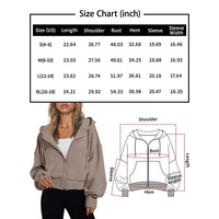 Sudadera con capucha para mujer de estilo urbano casual, con hombros caídos, transpirable, ecológica, con cierre de cremallera, servicio OEM