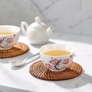 Posavasos Redondos Simples, Ideales para Tazas de Té Calientes y Platos, para Mantener la Mesa Limpia y Protegida en el Hogar, Venta al por Mayor desde India - Product Image 6