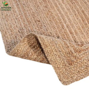 Alfombras personalizadas de yute 100% natural con diseños modernos para sala de estar y dormitorio, hechas en India. - Product Image 5