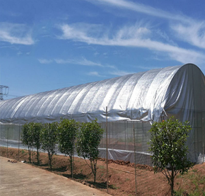 Nhôm Lá Bóng Râm Net Phản Quang Nhôm Che Nắng Net 60% <span class=keywords><strong>90</strong></span>% Dệt Vải Bạc Bóng Râm Lưới Cho Nhà Kính - Product Image 5