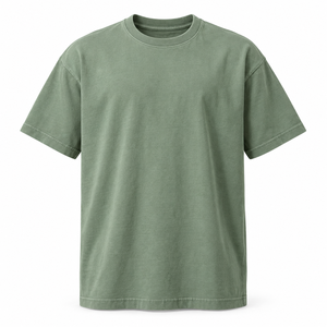 เสื้อยืดคอตตอนญี่ปุ่น 100% น้ำหนัก 255 กรัม ทรงปกติ คอกลม แขนสั้น ผ้าถัก ย้อมสีสำเร็จรูป ซักแล้ว ไม่ยับ สำหรับผู้ชาย สั่งทำได้ - Product Image 4
