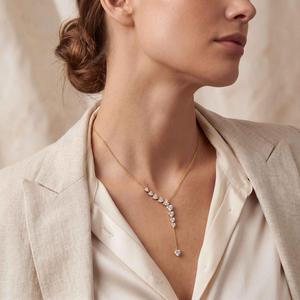 Collar de Diamantes Cultivados en Laboratorio con Corazón de Oro Rosa de 9K de Lujo, 4.92 CTW, Joyería Fina Hecha a Mano para Mujer, Regalo de Compromiso o Aniversario - Product Image 4
