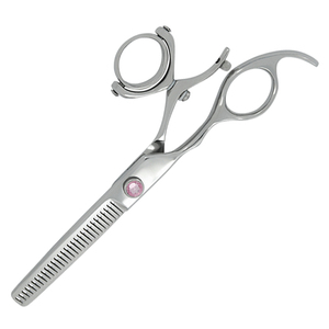Ciseaux de coiffure en cobalt à 30 dents, double articulation, en acier inoxydable, pour la coupe des cheveux, pour salon de coiffure et usage domestique, manuel - Product Image 4