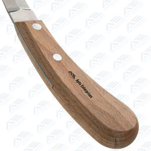 Cuchillo para Pezuñas de Acero Inoxidable de Doble Filo, Ligero, para Uso Veterinario en el Recorte de Pezuñas de Caballos - Product Image 2