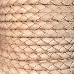 RTS 5mm Natural Bolo Braided <b>Leather</b> Cord Bulk Braided <b>Leather</b> Cord for Jewelry Craft Supply - Product Image 6