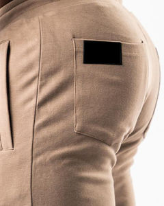 Pantalones Cortos Deportivos para Hombre en Oferta, 100% Algodón, Transpirables, Casuales, Cintura Elástica, Logotipo Personalizado, Venta al Por Mayor - Product Image 3