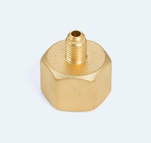 Lot de quatre adaptateurs cylindriques en laiton de haute qualité 3/4 x 1/4 pouce pour bouteille de gaz de 61 kg vers ligne de charge de 1/4 pouce 1200 PSI - Product Image 1