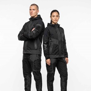 Ensemble veste et pantalon ajustables coupe-vent en nylon avec poches, survêtements personnalisés unisexes avec logo - Product Image 2