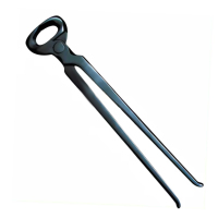 Pince à sabots en acier inoxydable noir de qualité supérieure, bords de coupe tranchants, outils de fermeur, extracteurs de sabots réutilisables pour animaux de grande taille