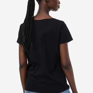 เสื้อยืดคอกลมแขนสั้นสีน้ำเงินไซส์พลัส พร้อมสกรีนลายตามสั่ง - Product Image 4