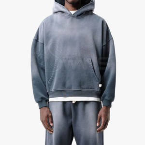 Sudaderas con Capucha de Alta Calidad, Servicio OEM, 100% Algodón, Efecto Desgastado por el Sol, Personalizables, Venta al Por Mayor - Product Image 2