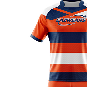 Custom Rugby Team Uniform Breathable Rugby Jersey And Shorts Set OEM ODM Rugby Sportswear Manufacturer Private Label Supplier - Product Image 3