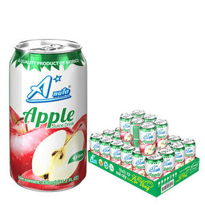 Boisson au jus de pomme A*nuta 330 ml en canette avec fibres alimentaires de BIDRICO - Product Image 2