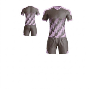 Vêtements de sport confortables pour hommes et femmes, ensembles d'uniformes de football respirants et à séchage rapide, service OEM, nouveau design, maillot de football confortable - Product Image 3