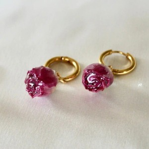 A beautiful collection of handcrafted nature inspired Resin <b>Earrings</b> orchids and preserved rosebud - Product Image 3