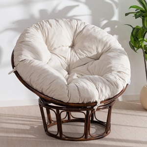 <b>Outside</b> patio seating rattan papasan <b>chair</b> sets with seat pad swivel <b>egg</b> shaped <b>chairs</b> for sale - Product Image 4